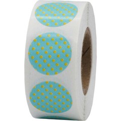 Circle Polka Dot Stickers | 0.75″ Inch Round | 500 Pack | Pick One Color