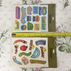 Vintage Hallmark School Teacher Reward Stickers Super Great Job 1983 1984 Lot