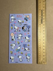 Peanuts Snoopy Heart Love Mail Stickers Sticker Sheet Charlie Lucy Schulz Purple