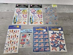 Lot Of Various Transportation Scrapbooking Or Card Making Stickers
