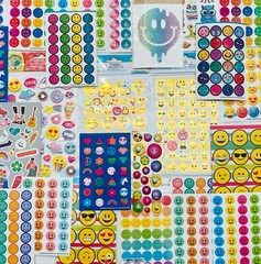 850+ Sticker Bundle, Kickstart Back to School w. STICKER BOOKS + New Full Sheets