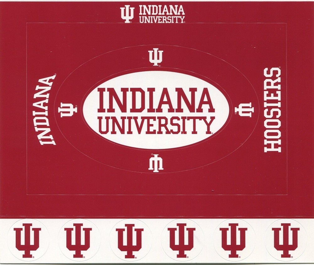Indiana University Hoosiers NCAA Cardstock Sticker Frame, scrapbook