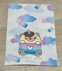 New Happie Scrappie Clouds ☁️ Vellum Mini Sheet 4 x 5.5”