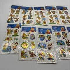 Disney Pooh Piglet Eyeore Stickers lot of 10 New