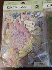 K&Company Colorful Handmade Acetate DieCut Frames & Cardstock New Scrapbooking