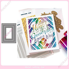 Rectangle Border Die Cut for Card Making, Scrapbooking Die-Cuts, Metal Cutting