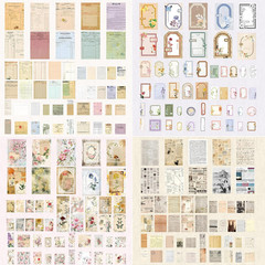 400 Sheets Vintage Scrapbook Paper Supplies, Diy Junk Journal Supplies, Bullet J