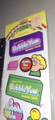 vintage Stickers,Gordy Puffy Bubble Yum Bubble Gum 1 Pack