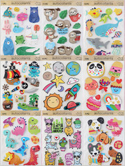 Fun Sticker Bundle – Kid Cartoons- Lot of 30 New Quality Packs, All Ages Themes