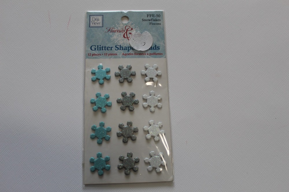 Deja Views Christmas «Glitter Snowflakes» 12 pcs FFE-50