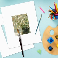 5 Pack 16×20 White Picture Mat Boards Fits 8×10 White Core 4-Ply Acid-Free Photo