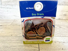 Around the Block Girl and Boy BRADS Paper Treats New 42 Pieces Each Box