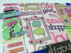 *TEEN GIRL* Scrapbook Lot~ K & Co, Paper Bliss, Jolee’s Stickers ~26 Packs NEW