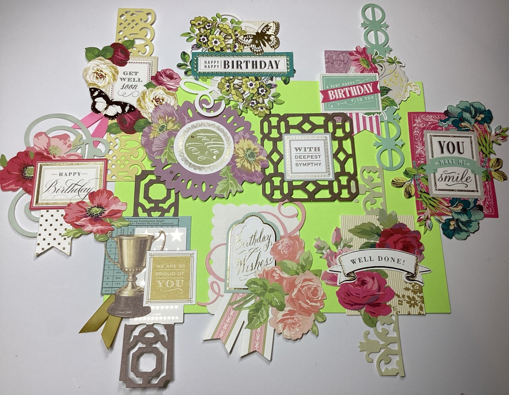 Anna Griffin Charming Card Topper Variety 10 Piece