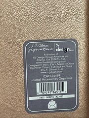 New C.R. Gibson Rose Gold Journal Accessories Organizer Stencils & Stickers