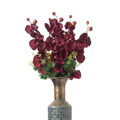 Hosley Artificail Flowers, 6 Pcs Orchid Phalaenopsis Touch Flowers 28Inch Lon…