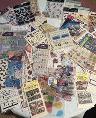 Vintage Stickers Lot Sealed Over 150 Packs Sticko Jolees Stickabikities Hallmark