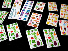 Mrs. Grossman /F. Meyer Stickers, silverware, Food, Snacks, Movie Tickets, House