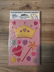 Stickety-Doo-Da Glitter Sticker Lot 15 Packs Hearts Stars Rainbow Princess