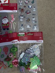 Creatology Christmas Holiday 3D Foam Stickers Multicolor Lot
