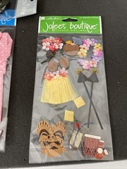 jolee’s boutique stickers Clothing lot of 8 Western, Tiki, Military, Beach