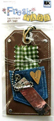 Boy World Child Play Jeans Rope Explore Fresh Tags Die-cut Handmade Tag