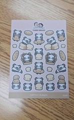 Hubman and Chubgirl Large Sticker Sheet – Yummy Breads
