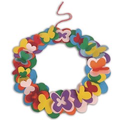 SelfAdhesive Wreath Ring 9 Inch Chipboard 24 PCS Collage Craft Projects