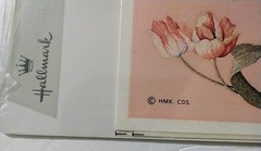 Rare VTG Hallmark Sticker Flowers, Floral 4 Sheets, 44 Stickers NOS