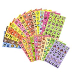 Scratch and Sniff Stickers, 576 Pieces Fruits and Foods Smelly Stickers, 24
