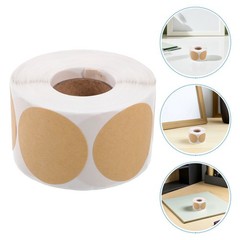 3 Rolls Round Plain Stickers for Labeling Blank Name Tag Tags Labels