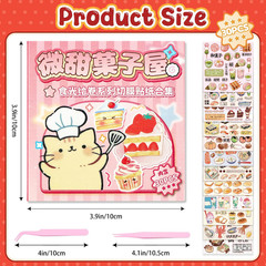 1000+ Japanese Sticker Book,Cute Food Sticker Book,Japanes for Adults |