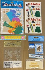 Hawaii Scrapbook Cardmaking Lot! Stickers, Etc. Jolee’s Boutique, Creative Imag.