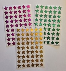 162 Small Star Stickers Star Shaped Stickers Planner Stickers Reward Stickers