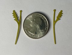 GREEN MID DAISY STEM Die-cut Embellishment(15pc)Jolee’s •Flower•Garden•Leaf•Stem