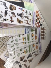 Lot of 125+ VTG NOS Scrapbook Sticker Packs +Forever In Time, Plus More