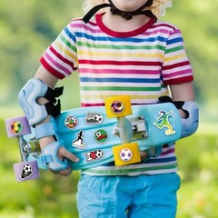 Kiouposy 100 PCS Cute Soccer Stickers, Water Bottle Stickers for Kids Teens, …