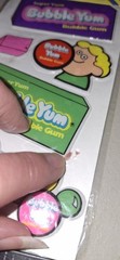 vintage Stickers,Gordy Puffy Bubble Yum Bubble Gum 1 Pack
