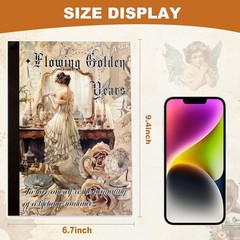 Vintage Ephemera Sticker 24 Sheets 480 precut washi Stickers Paper Journal Stick