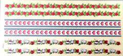 Sandylion Vintage Disney Belle Beauty & The Beast Clear Border Stickers NOS 1992