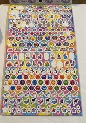VTG Lisa Frank The 2nd Official Collectors Set 1850 Stickers, most remaining