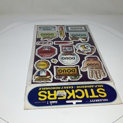DOUG – Vintage 80s Celebrity Stickers Self-Adhesive/Removable by Mark I