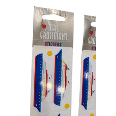 Vintage RARE Mrs. Grossman’s Stickers Cruise Ship 2 Packages New Sealed NOS Boat