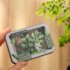 Botanical Leaf PET Stickers Set, 120PCS Transparent Plant Ephemera for Scrapbook