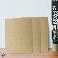 Brown Kraft Chipboard – Medium Weight 30 Pt. (624gsm) Cardboard – 50 Sheets