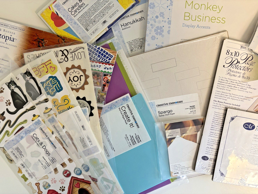 CREATIVE MEMORIES LARGE LOT OF MISCELLANEOUS Scrapbooking Supplies – NIP