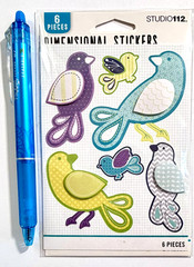 Birds Stickers Scrapbooking Card Journal Planner Studio112