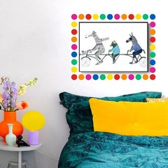 3000Pcs Round Dot Stickers Garage Sale Price Stickers Sheets for Office Student