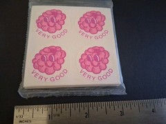 Vintage Stickers CTP Scratch And Sniff Sticker Pack Fruit Raspberry RARE NOS 80s