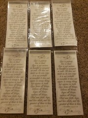 6 sheets Bellisimo Rub Ons acid free Wedding Love 1 Corinthians 13: 4-7,13